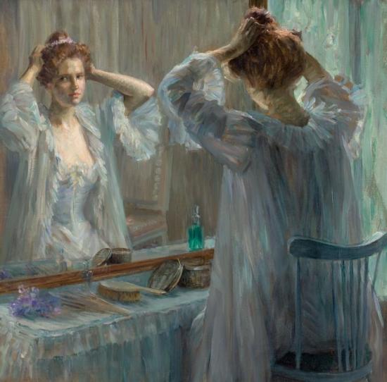 La Toilette, 1898 Artwork by Marie Louise Catherine Breslau