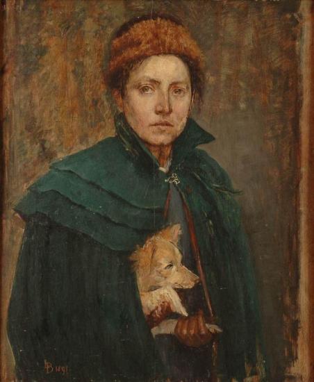 Self-portrait, 1891 Artwork by Marie Louise Catherine Breslau