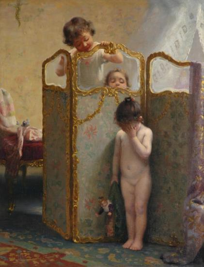 Before The Bath, 1892 Artwork by Paul Peel