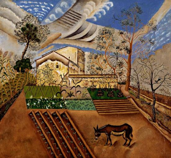 Le Potager à L'âne, 1918 Artwork by Joan Miró