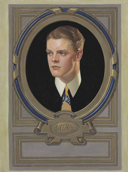Alden, Arrow Collar Ad, 1922 Artwork by Joseph Christian Leyendecker