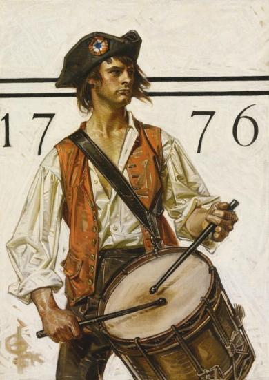 Drummer: Spirit Of '76 Artwork by Joseph Christian Leyendecker