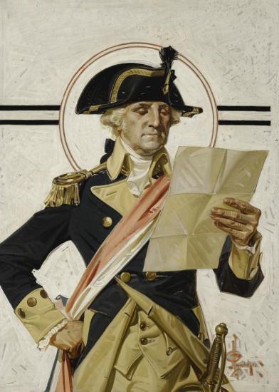 George Washington, 1919 Artwork by Joseph Christian Leyendecker