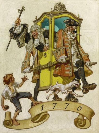Independant Action, 1928 Artwork by Joseph Christian Leyendecker