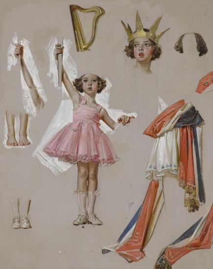 Study For Irish Liberty, 1922 Artwork by Joseph Christian Leyendecker