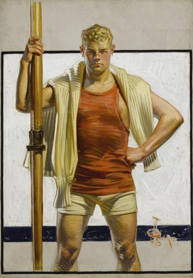 The Oarsman, 1916 Artwork by Joseph Christian Leyendecker