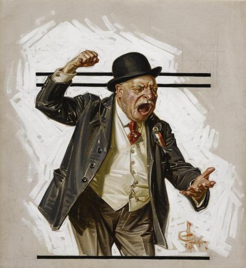 The Politician (campaign Orator), 1916 Artwork by Joseph Christian Leyendecker