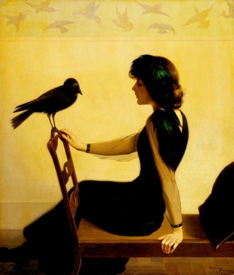 The Chatterers, 1913 Artwork by Harry Watrous