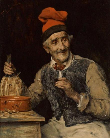 A Glass Of Wine Artwork by Federico Andreotti