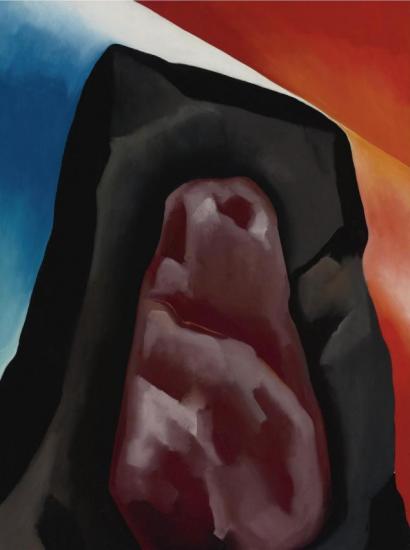 After A Walk Back Of Mabel's Artwork by Georgia O'keeffe