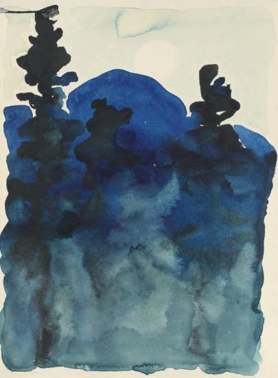 Blue Hills No. Iii Artwork by Georgia O'keeffe