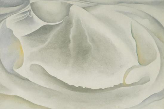 Inside Clam Shell Artwork by Georgia O'keeffe