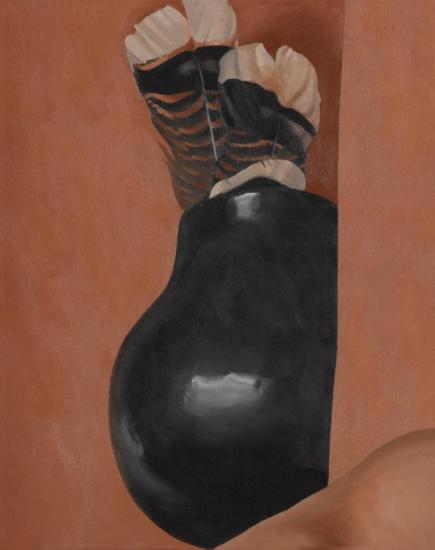 Turkey Feathers And Indian Pot Artwork by Georgia O'keeffe