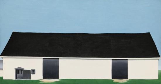 White Barn Artwork by Georgia O'keeffe