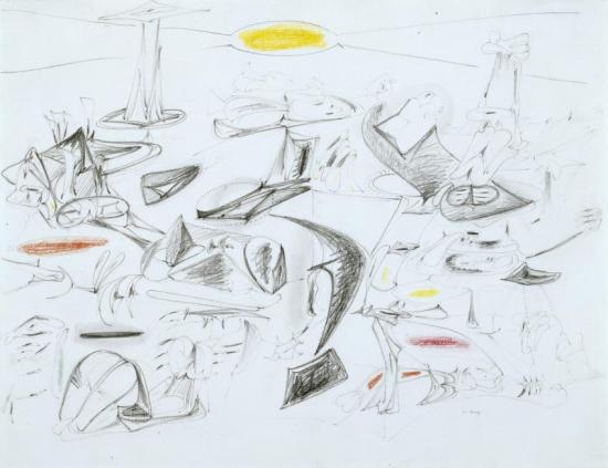 Virginia-summer Artwork by Arshile Gorky