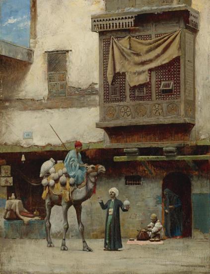 The Pottery Seller In Old City Cairo Artwork by Charles Sprague Pearce