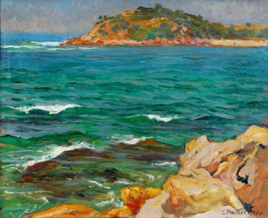 Sea At Manly Artwork by Emanuel Phillips Fox