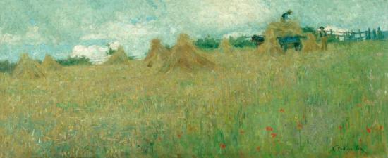 Harvesting, 1900 Artwork by Emanuel Phillips Fox