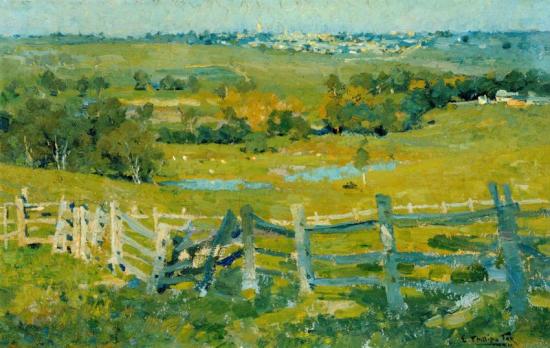 Heidelberg Artwork by Emanuel Phillips Fox