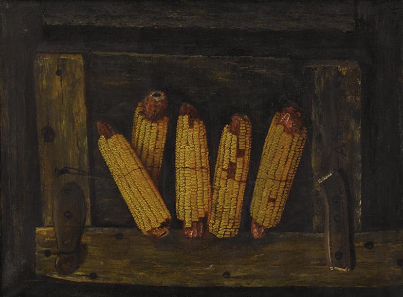 Hanging Ears Of Corn Artwork by Alfred Montgomery