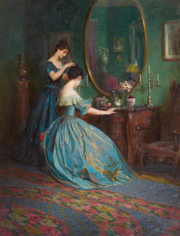 Preparing For The Ball Artwork by Viktor Schramm