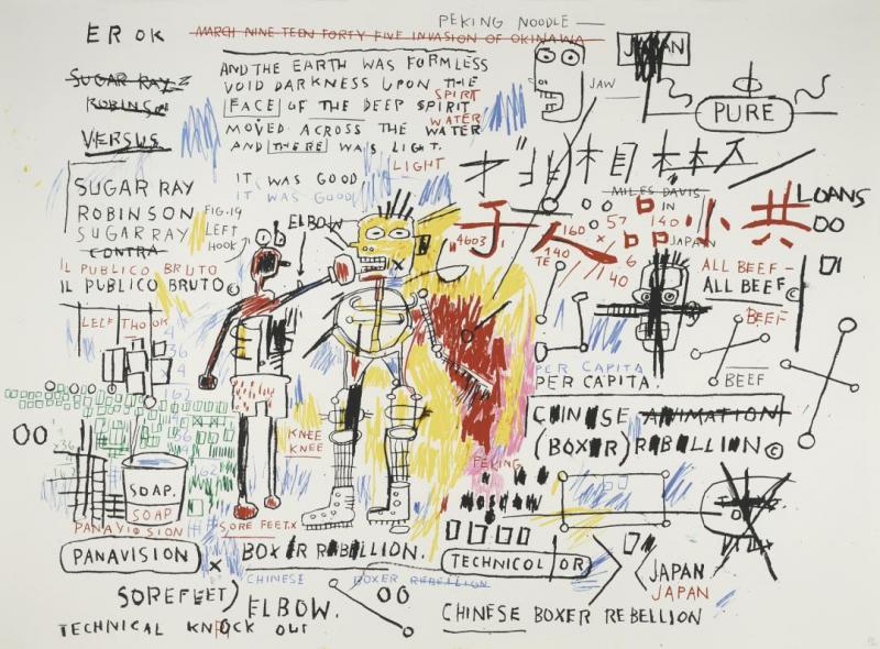 Boxer Rebellion Artwork by Jean Michel Basquiat