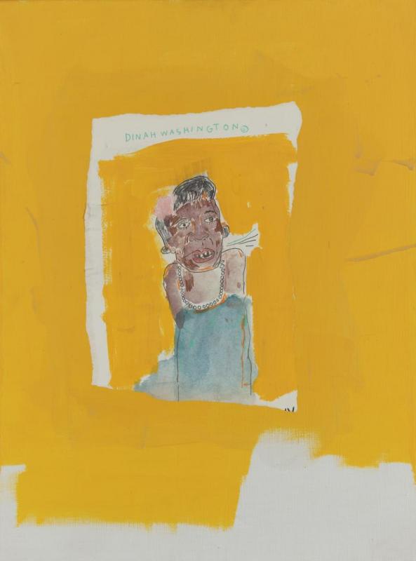 Dinah Washington, 1986 Artwork by Jean Michel Basquiat