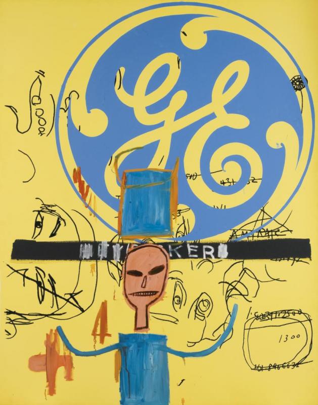 General Electric Ii Artwork by Jean Michel Basquiat