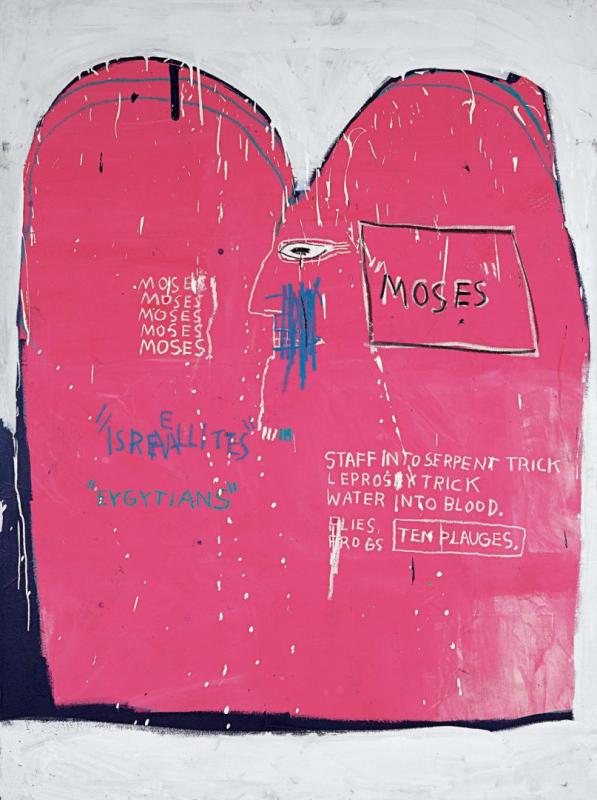 Moses And The Egyptians, 1982 Artwork by Jean Michel Basquiat