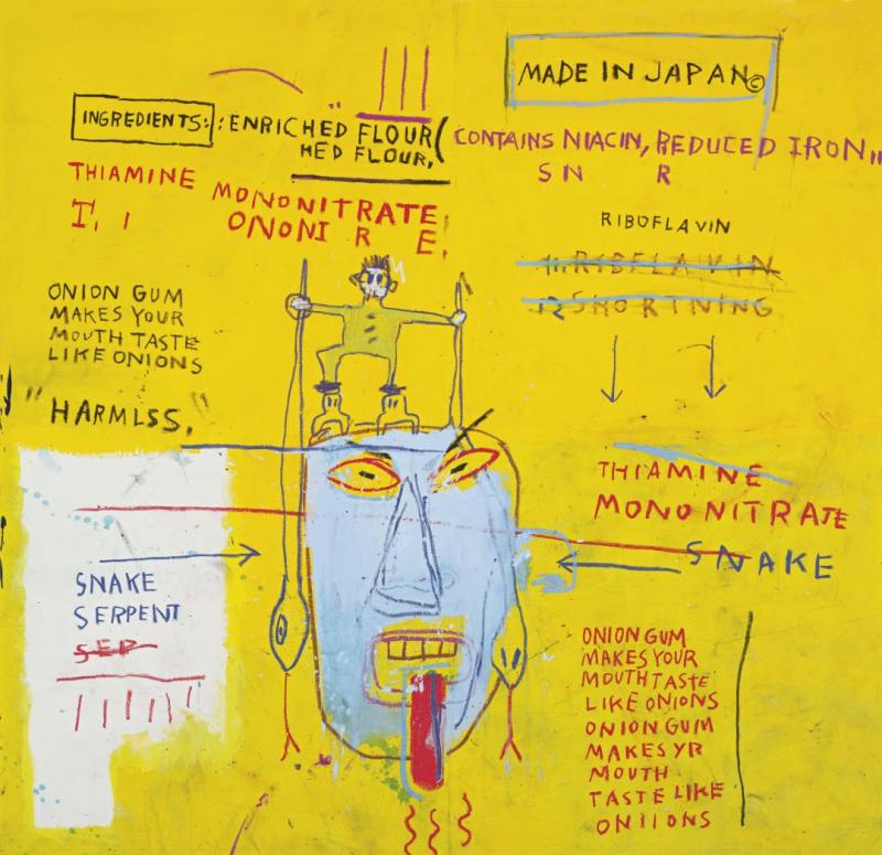 Onion Gum Artwork by Jean Michel Basquiat