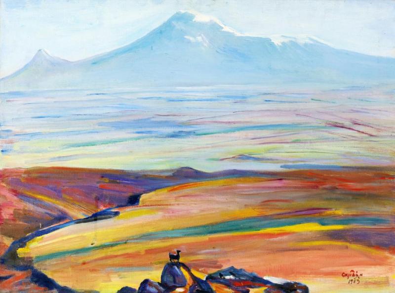 A Hazy Day, 1959 Artwork by Martiros Sarian
