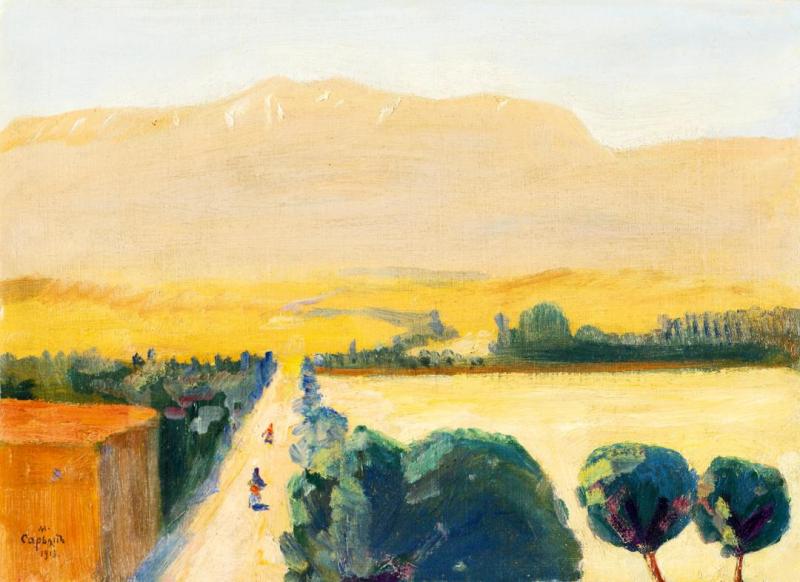 Mountains Near Tehran, 1913 Artwork by Martiros Sarian