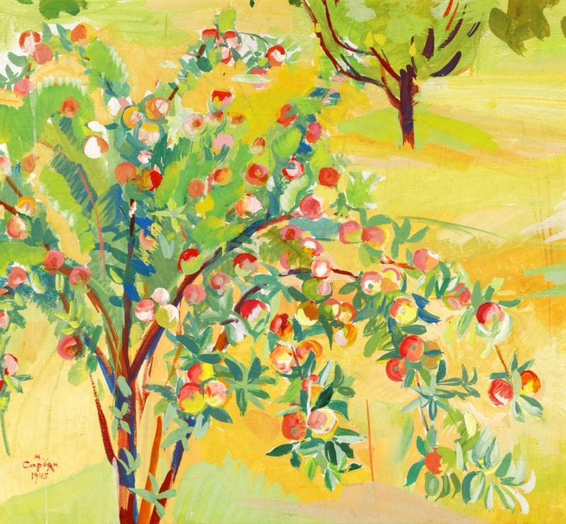 The Fruits Are Ripe, September, 1945 Artwork by Martiros Sarian