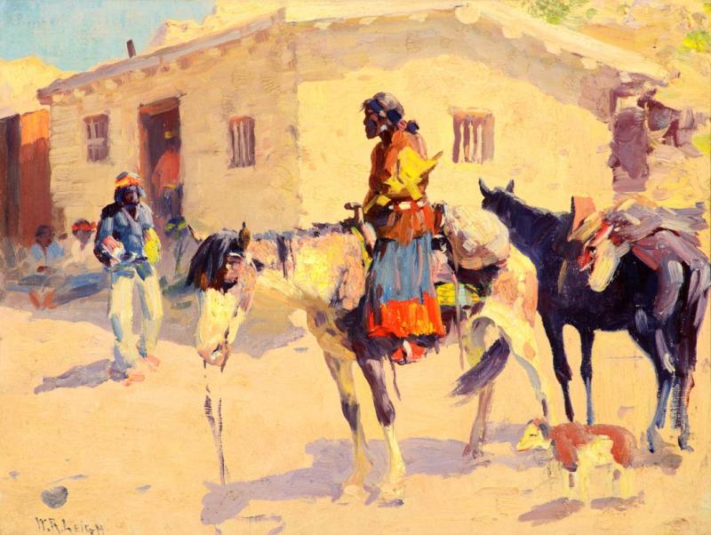Kayenta Trading Store Artwork by William Robinson Leigh