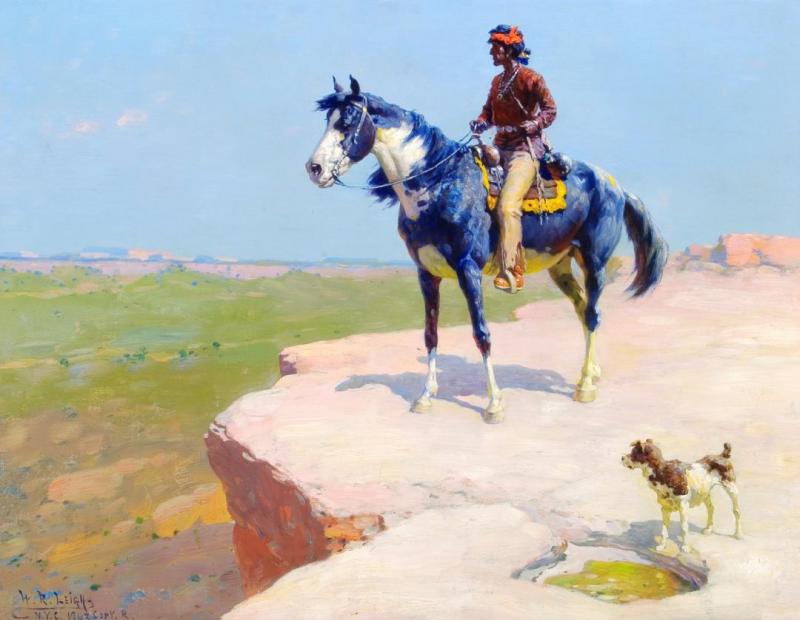 Sentinel Of The Plains, 1942 Artwork by William Robinson Leigh