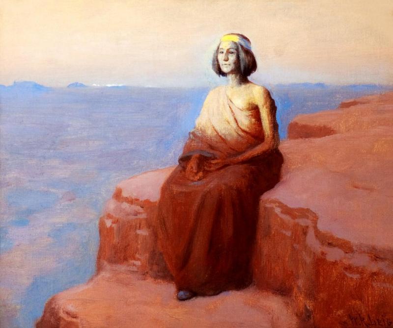 The Setting Sun Artwork by William Robinson Leigh