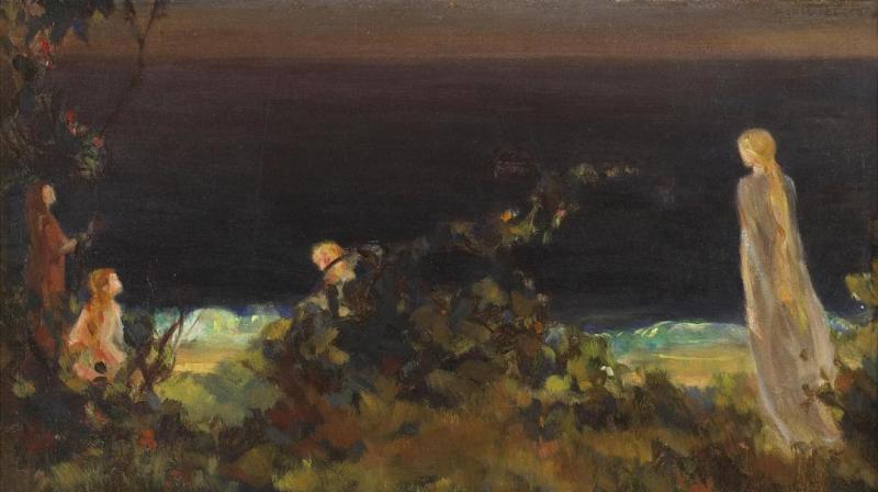 Briany Beach Artwork by Agnes Pelton