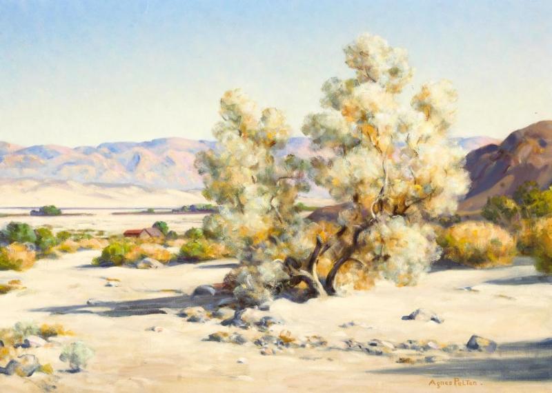 Desert Willow Artwork by Agnes Pelton