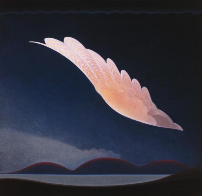 The Primal Wing, 1933 Artwork by Agnes Pelton
