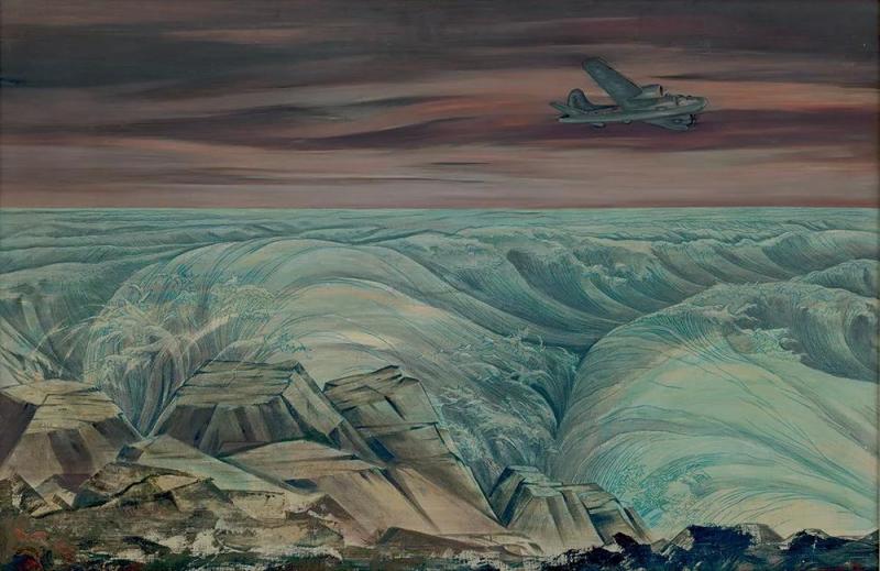Lone Patrol, 1943-44 Artwork by Frank Mechau