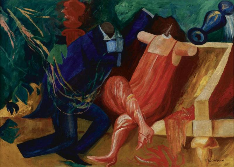 Mannikins, 1930 Artwork by Jose Clemente Orozco