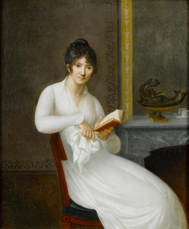 Portrait Of A Young Lady Artwork by Adèle Romany