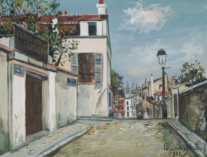 Restaurant Au Mont Cenis, 1922 Artwork by Maurice Utrillo
