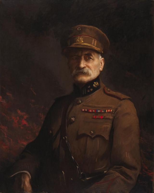 General Georges Leman, Commander Of The Fortified Town Of Liege, 1919-1920 Artwork by Edmund Tarbell