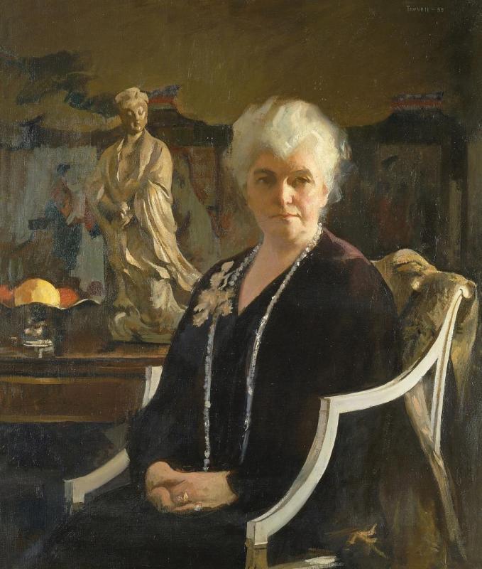 Mrs. Edmund C. Tarbell, 1933 Artwork by Edmund Tarbell