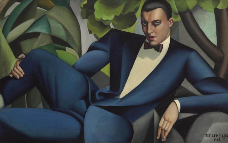 Portrait Of Marquis D'afflito, 1925 Artwork by Tamara De Lempicka
