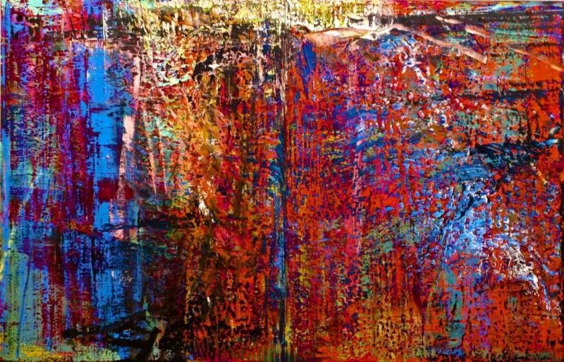 Abstraktes Bild 635, 1987 Artwork by Gerhard Richter