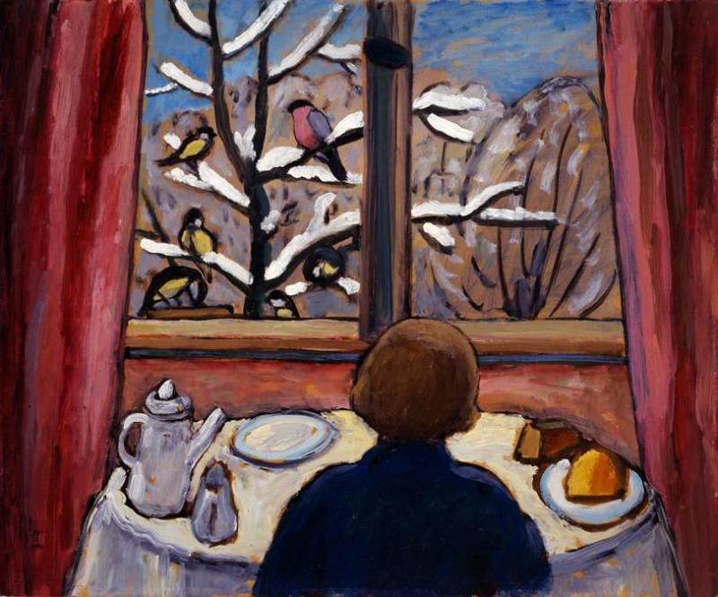 Breakfast Of The Birds, 1934 Artwork by Gabriele Münter