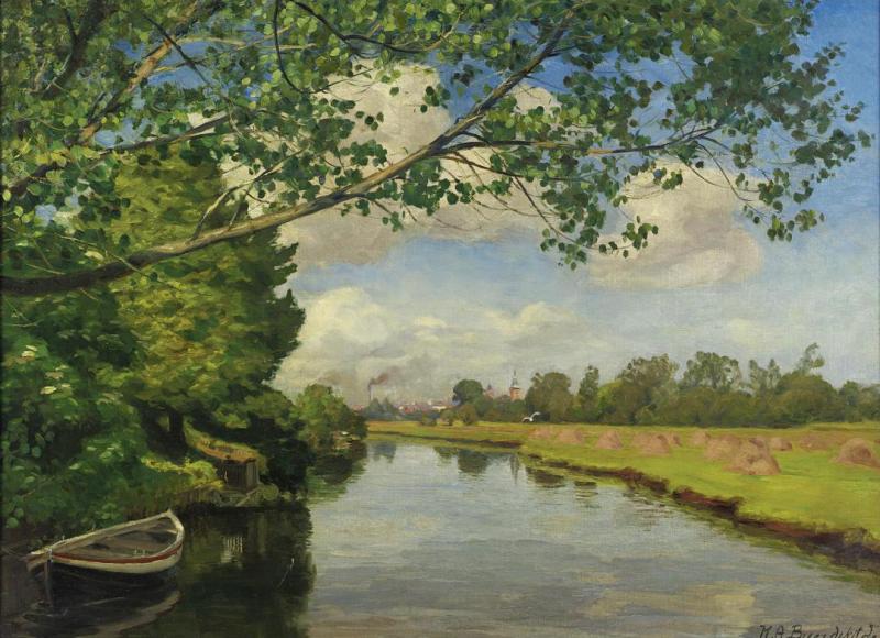 Odensee Artwork by Hans Andersen Brendekilde