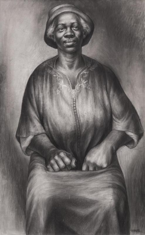 I Been Rebuked & I Been Scorned (solid As A Rock), 1954 Artwork by Charles White